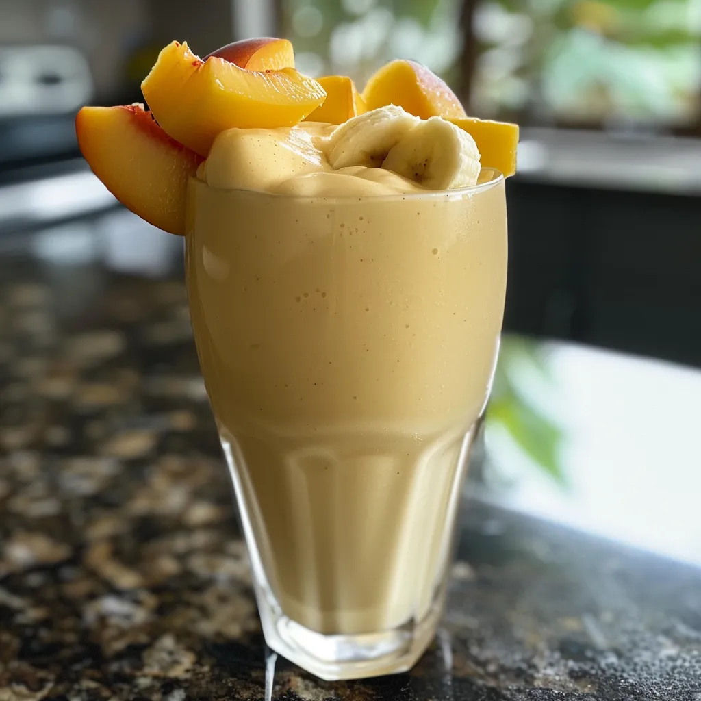 peach banana smoothie 1 U1