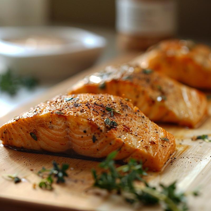 Close-up of a variety of batch-cooked family meals arranged on a natural wood board.